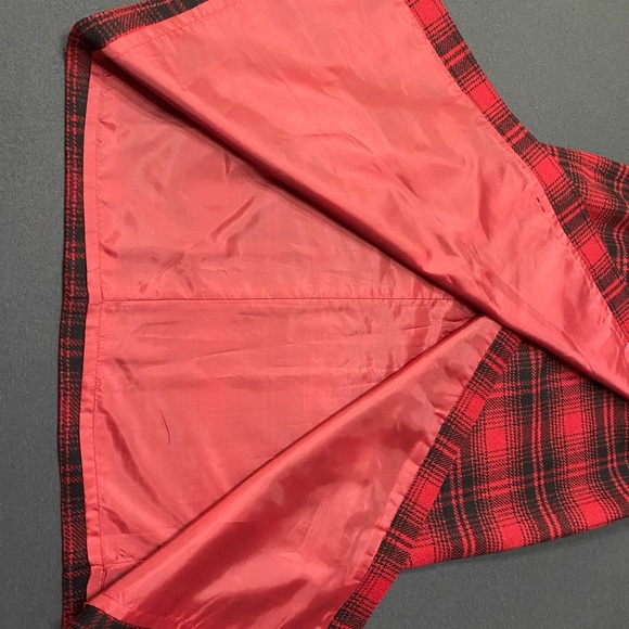 Talbots Petite 4 A-line Wool Plaid Skirt - Picture 7 of 12